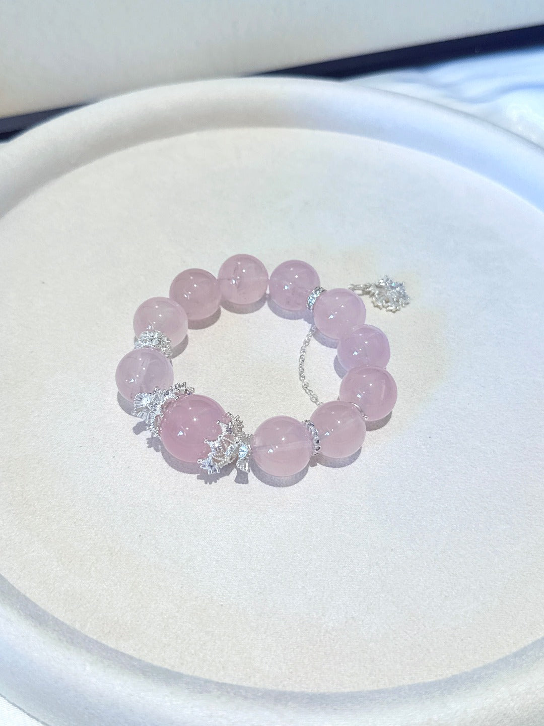 ▫️▪️ Pink crystal bracelet
